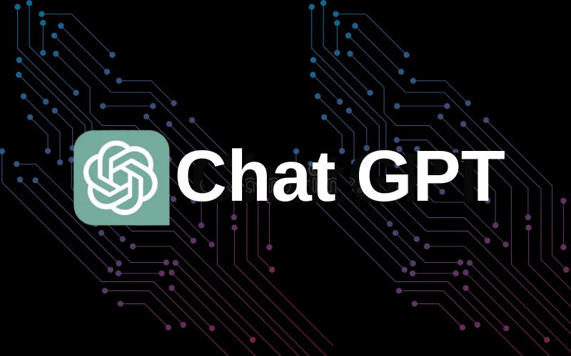 Logo de ChatGPT sobre un fondo digital con circuitos que representan la expansión y avances del modelo en 2026.